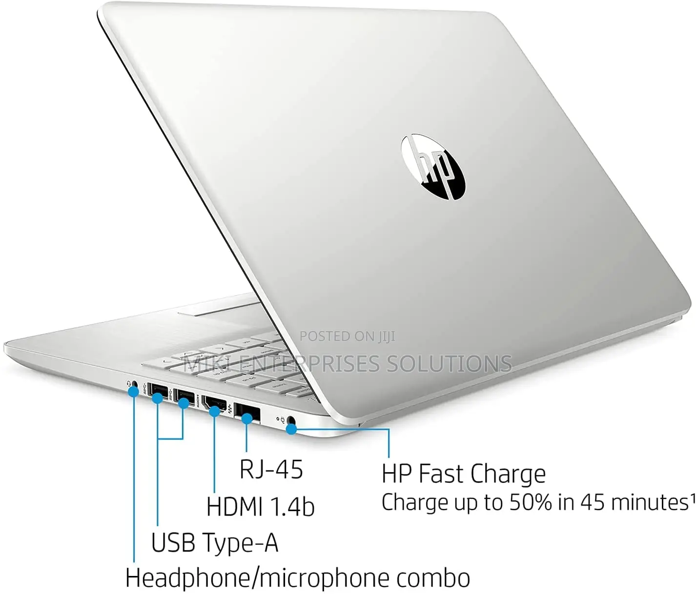 New Laptop HP 240 8GB Intel Core I5 SSD 256GB