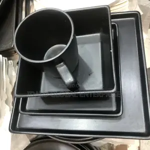 16pcs Square-Shaped Dinner Plates Set