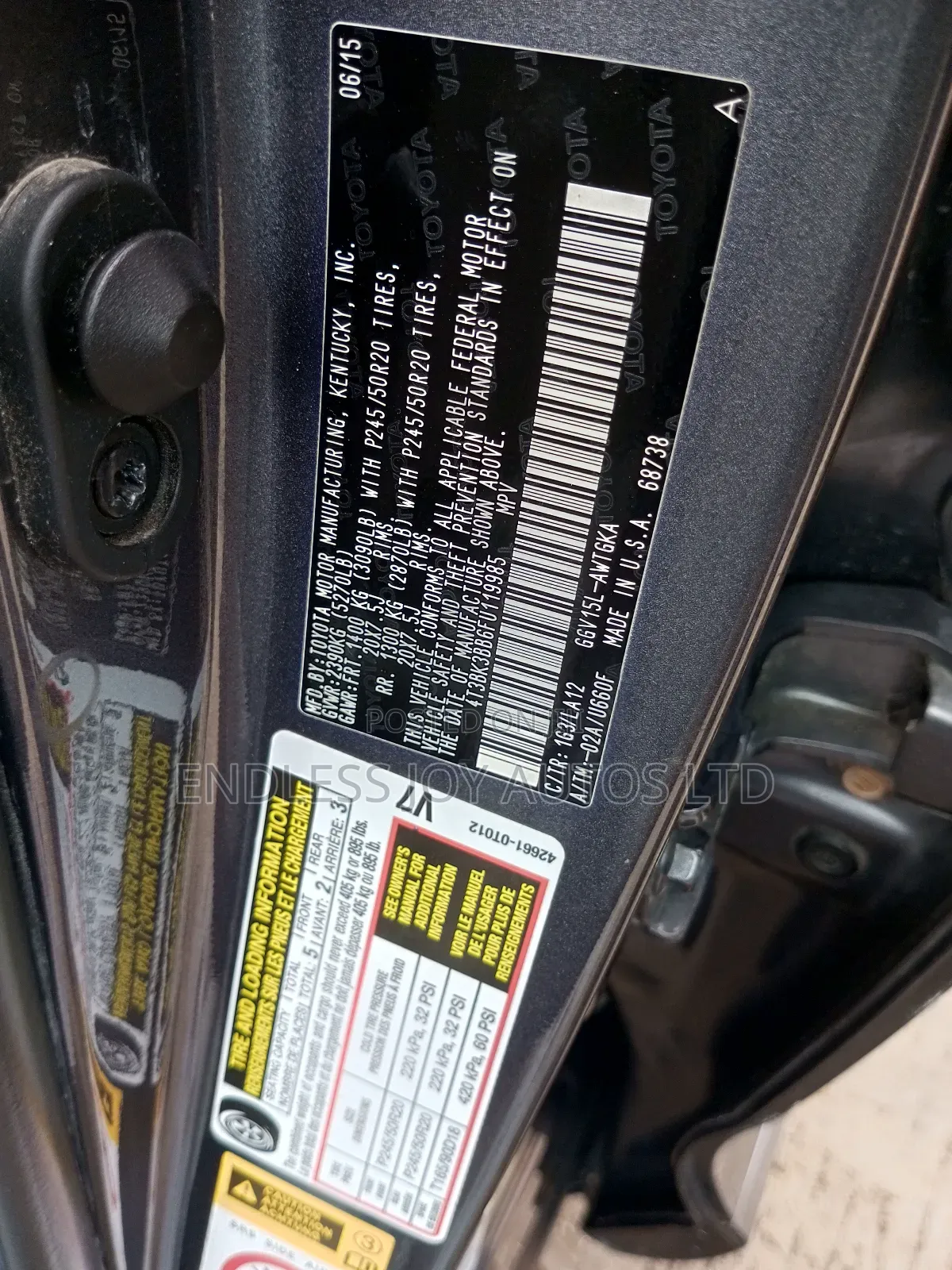 Toyota Venza 2015 Gray