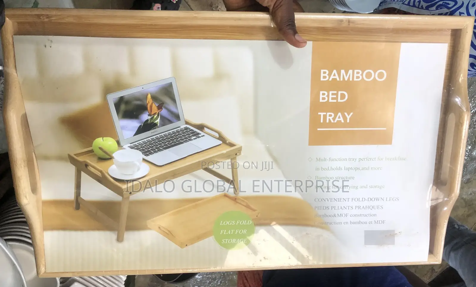 Bamboo Bed Tray With Legs
