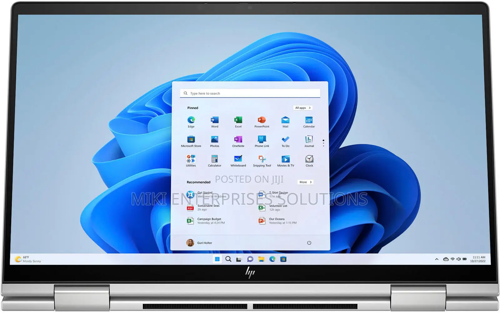New Laptop HP Envy X360 16GB Intel Core I7 SSD 512GB