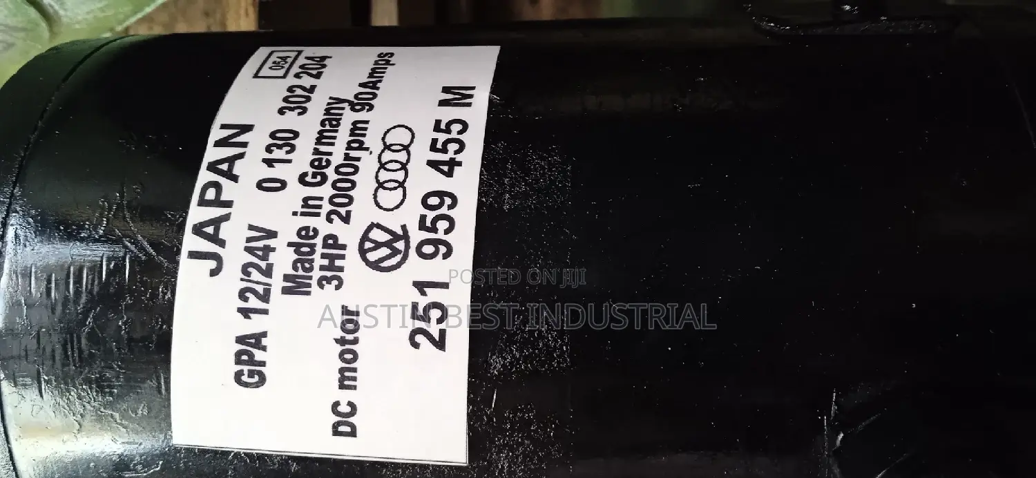 3hp DC Motor 12/24v