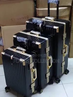 Set Of 3 Aluminum Luggage Box