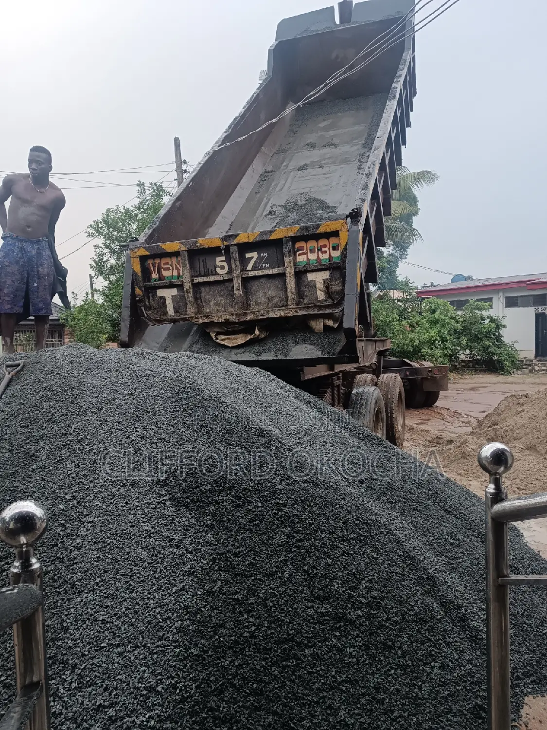 Black Iron Chipping Stone Aggregate