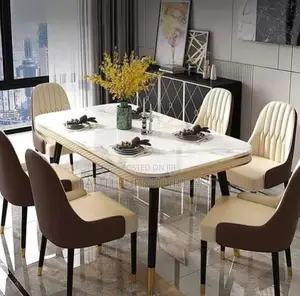 Marble Dinning Table and 6 Chairs