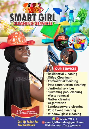 NO 1 Cleaning Service in Ilorin