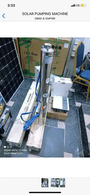 Photo - Solar Pump 2.Hp AC DC Solar Pumping Machine 110v 1200w