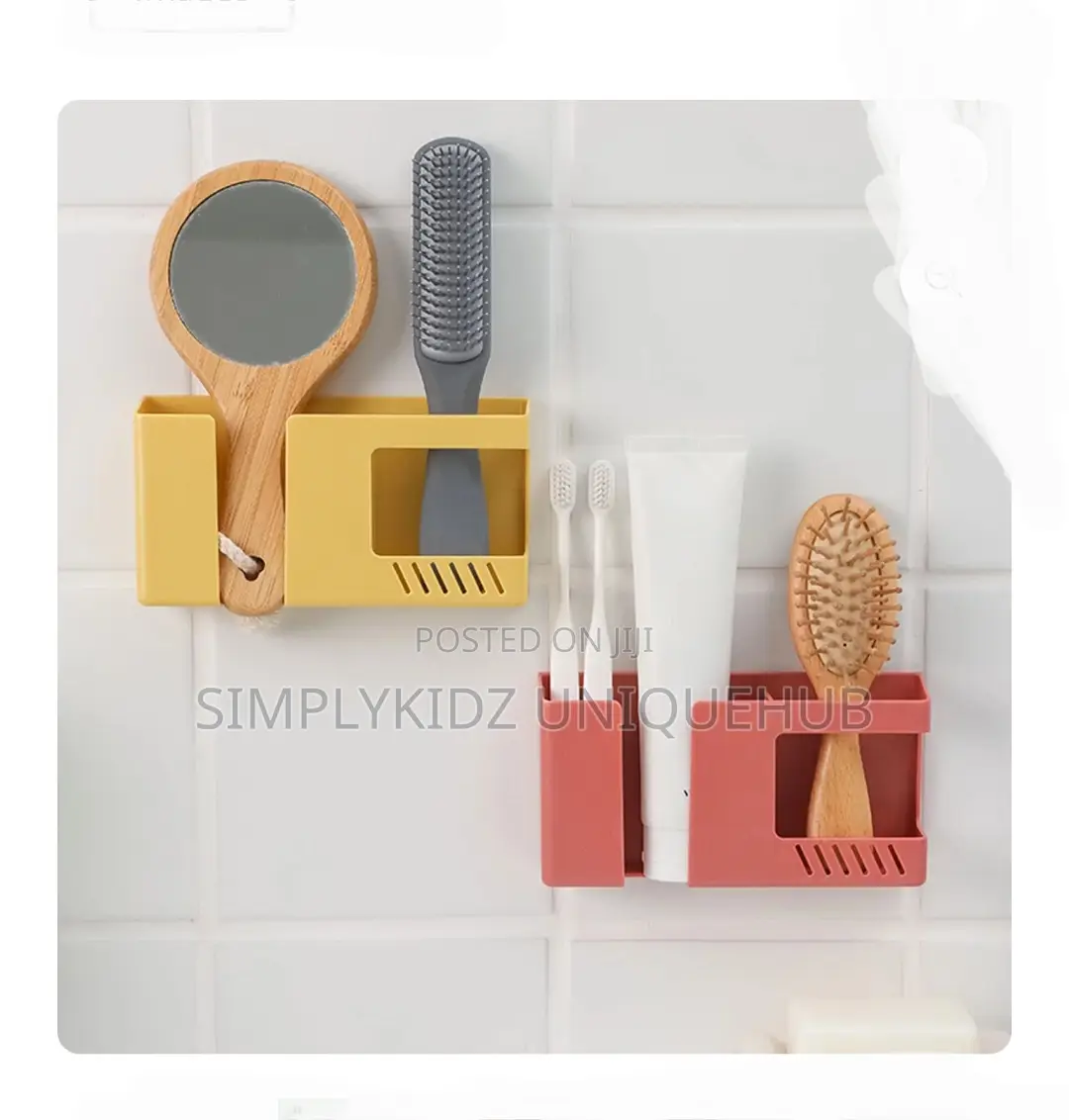 Wall Mount Phone Holder and Remote Organizer