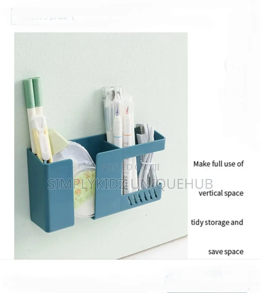 Wall Mount Phone Holder and Remote Organizer