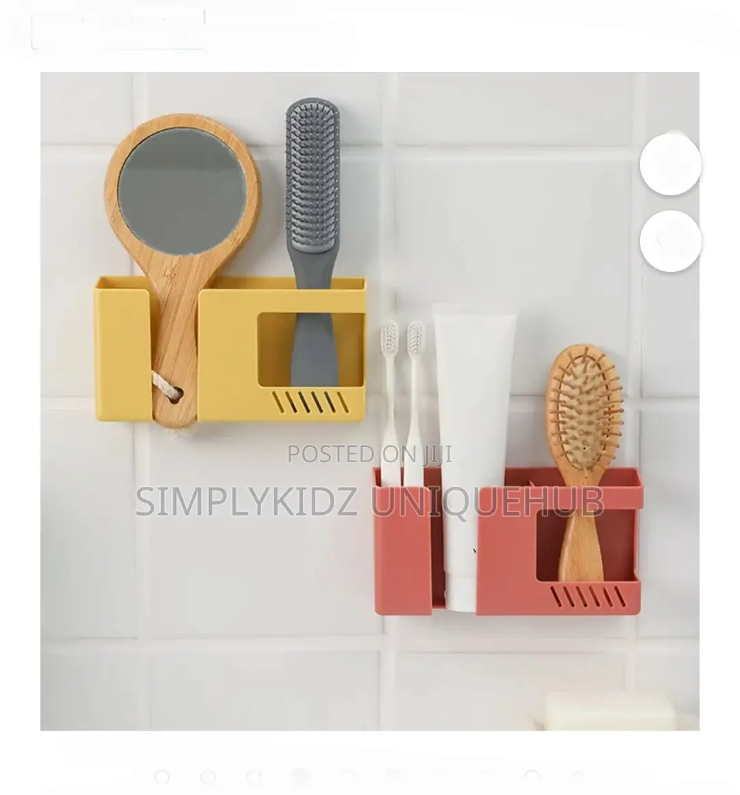 Wall Mount Phone Holder and Remote Organizer