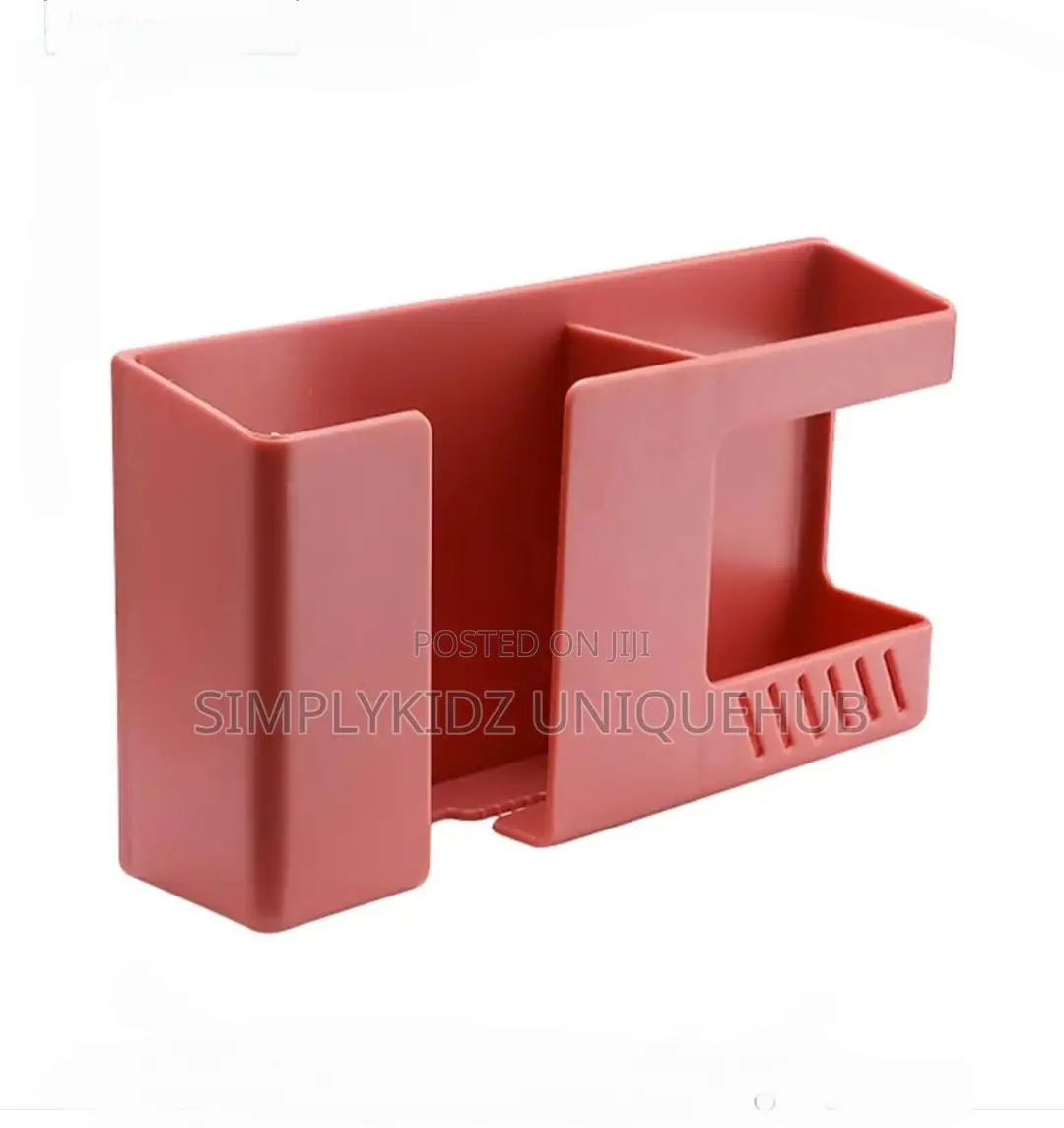 Wall Mount Phone Holder and Remote Organizer