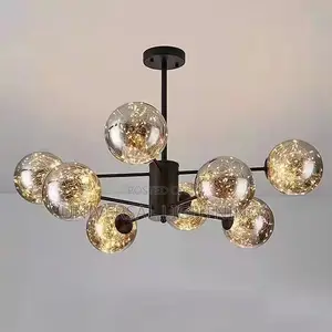 Led Glass Luxurious Chandeliers