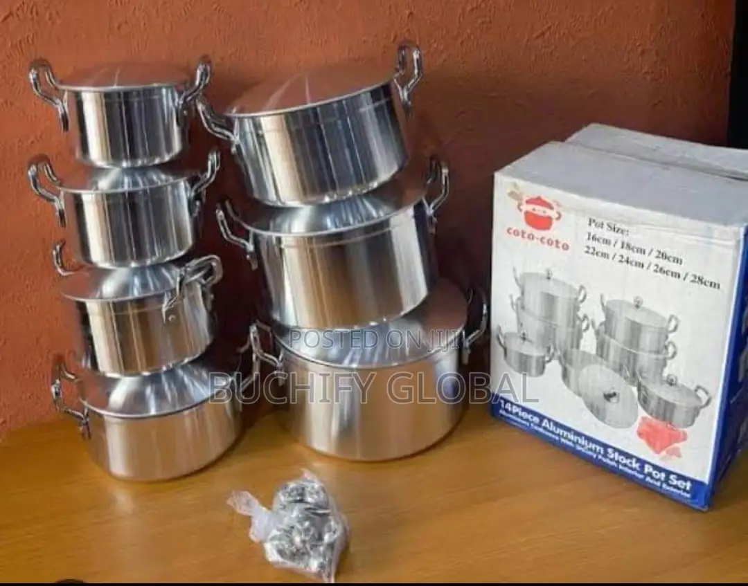 Quality Aluminium Pot 7 Sets