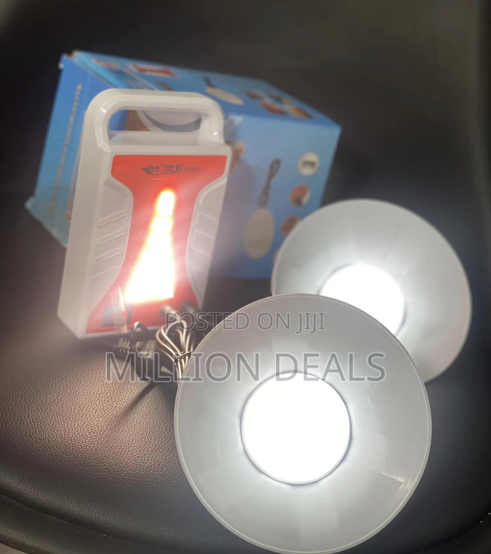 Portable Solar Energy With 2 Bulbs