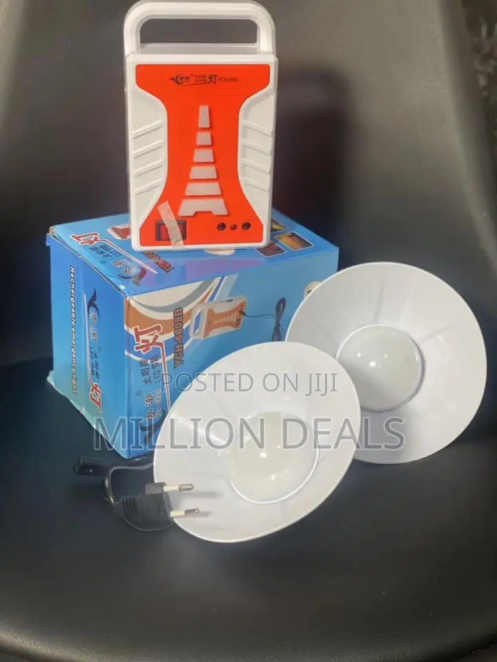 Portable Solar Energy With 2 Bulbs