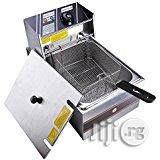 Electric Countertop Deep Fryer Tank Basket Commercial Restaurant 12L