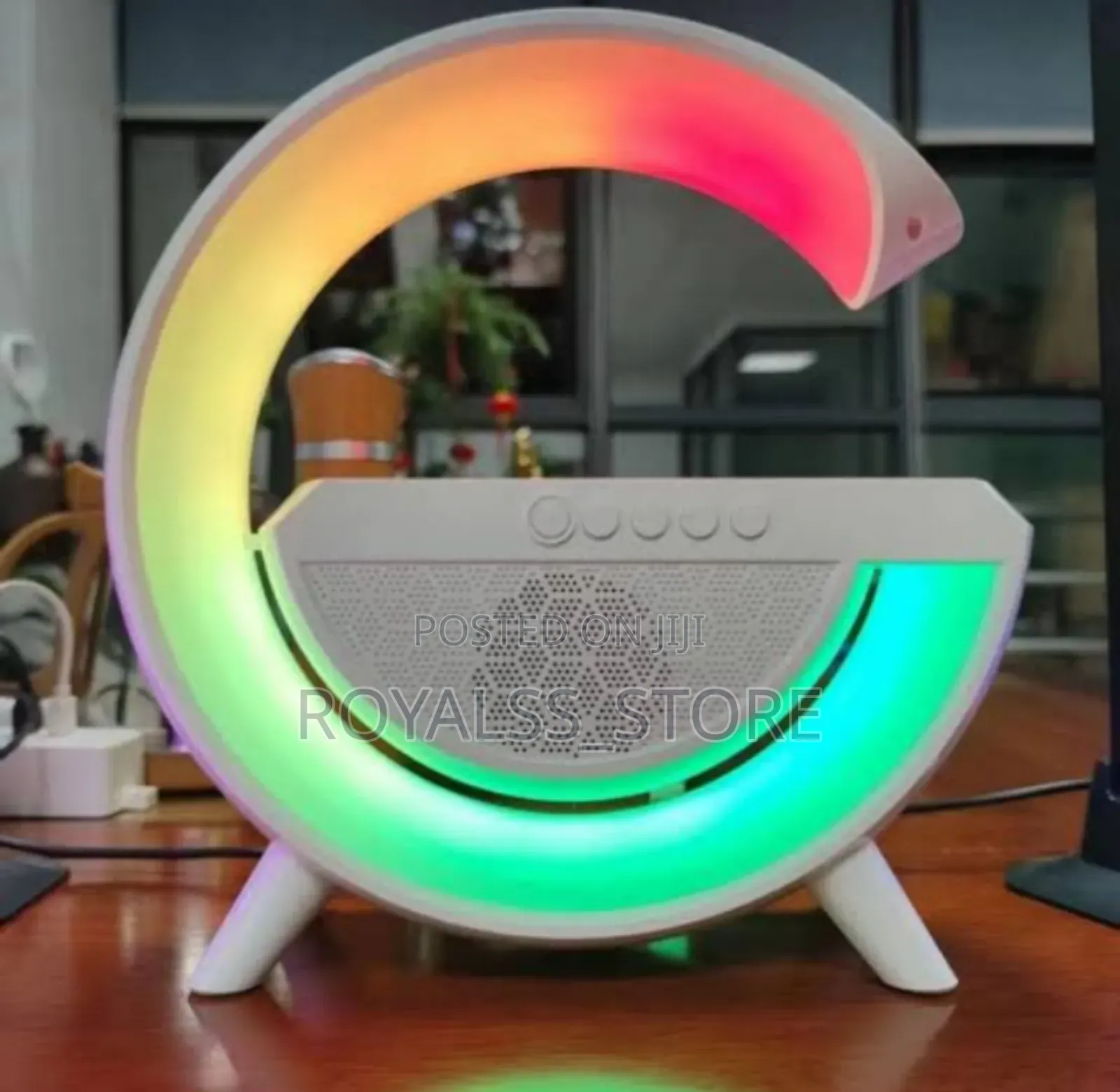 Wireless Charging Bluetooth Speaker With RGB Light