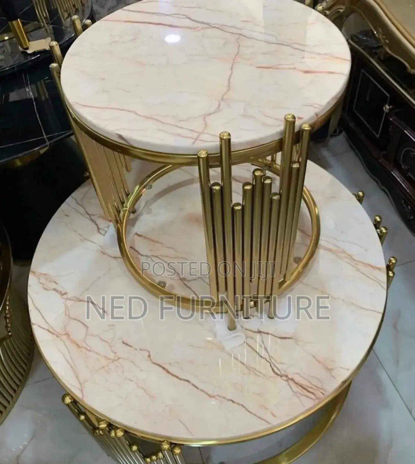 Marble Top Round Centre Table