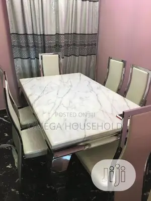 Morden 6 Seater Top Dining Table Set