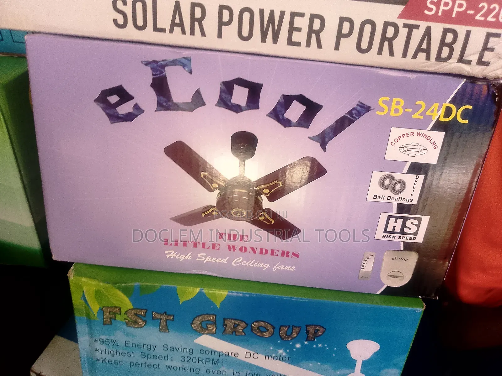 Solar Ceiling Fan