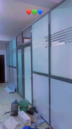 Alucoboard Office Partitioning Mix With Glass