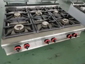 Industrial 6burner Cooking Stove Commercial Gas