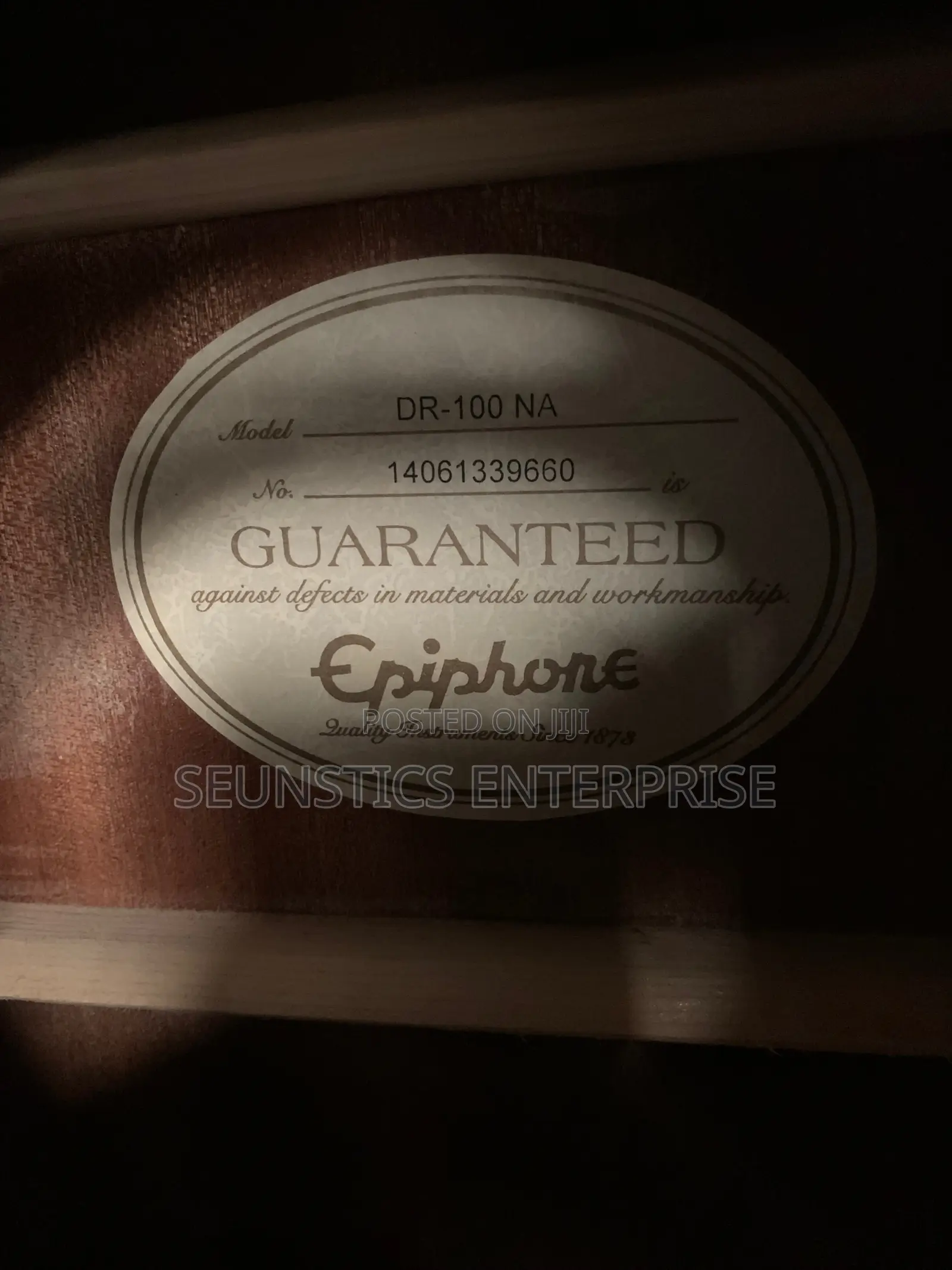 Quality Epiphone Pure Acoustic Guitar