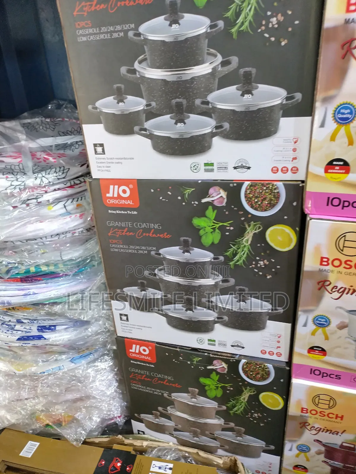 Granite Coating Kitchen Cookware 5sets