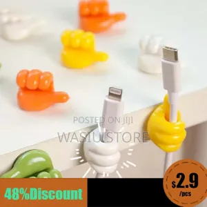 10pcs Thumb Shape Self Adhesive Silicone Holder Hooks