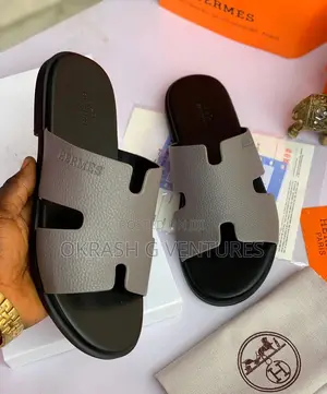Hermes Leather Slippers for Men's