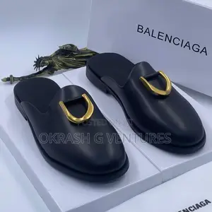 Balenciaga Half Leather Shoe for Men's