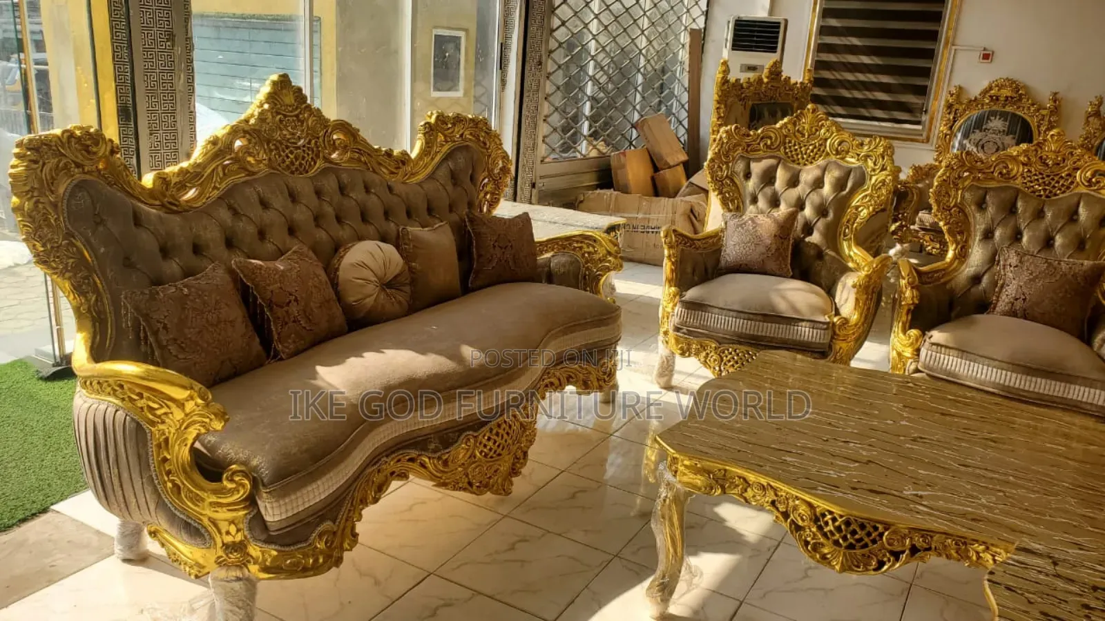 Complete Set of High Classic Imported Sofa Chair