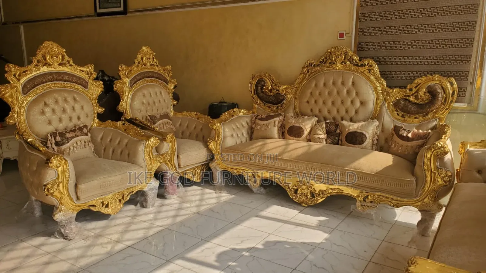 Complete Set of High Classic Imported Sofa Chair