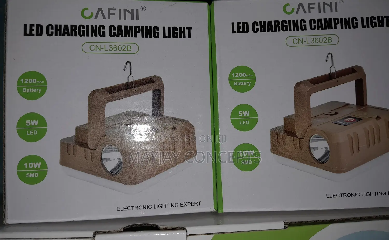 Cafini LED Rechargeable Lamp&Torchlight With Ceiling Hanger