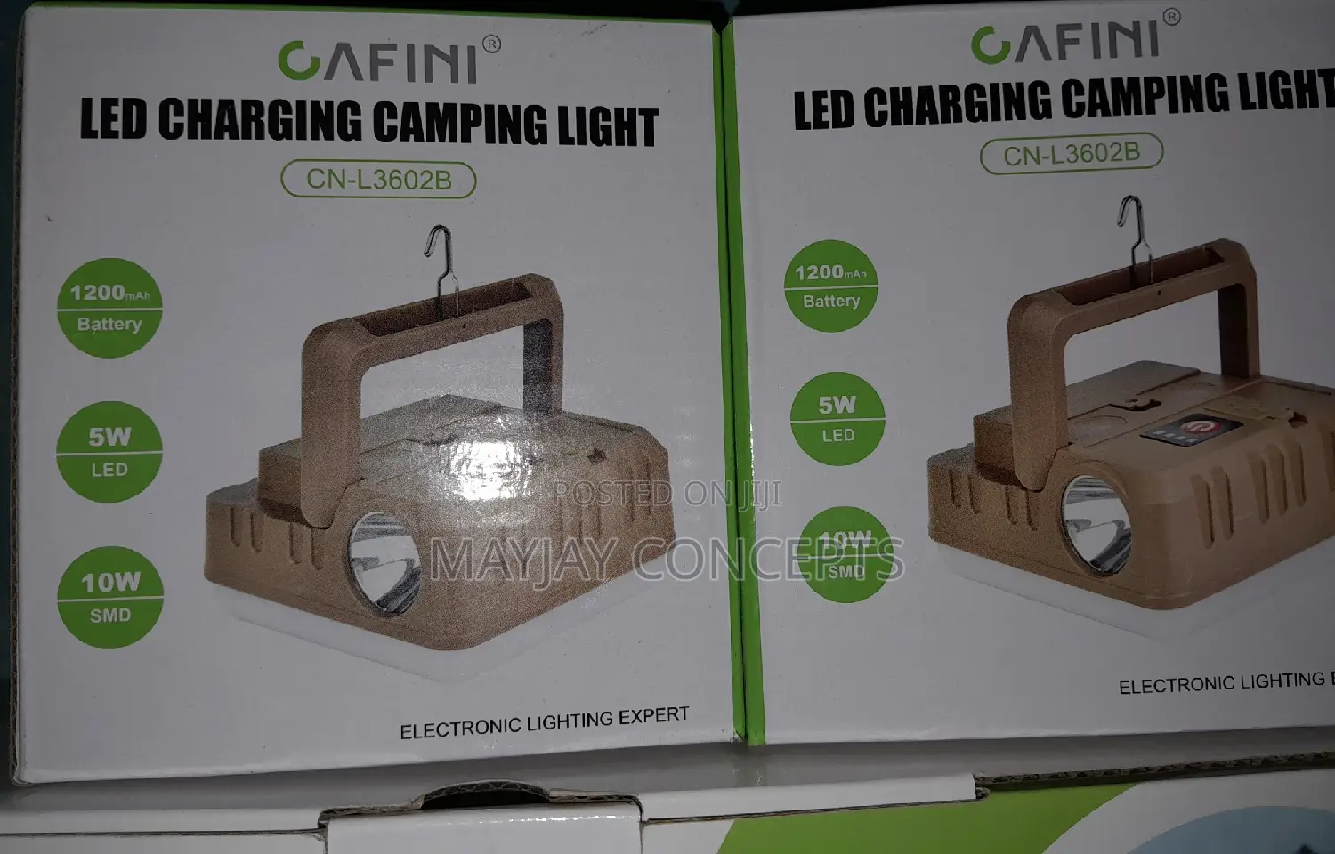 Cafini LED Rechargeable Lamp&Torchlight With Ceiling Hanger