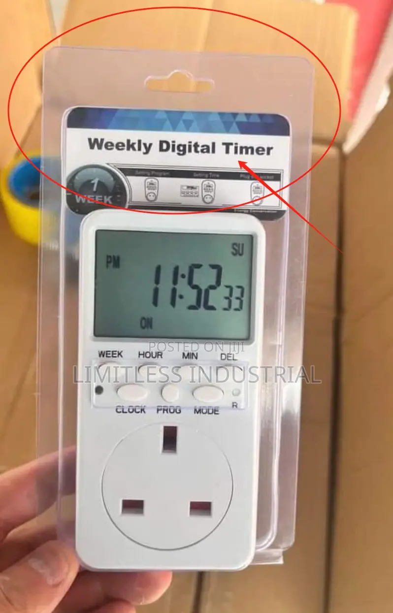 Digital Socket Programmable Timer