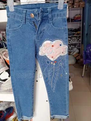 Girl's Jeans Trousers , Children Wears