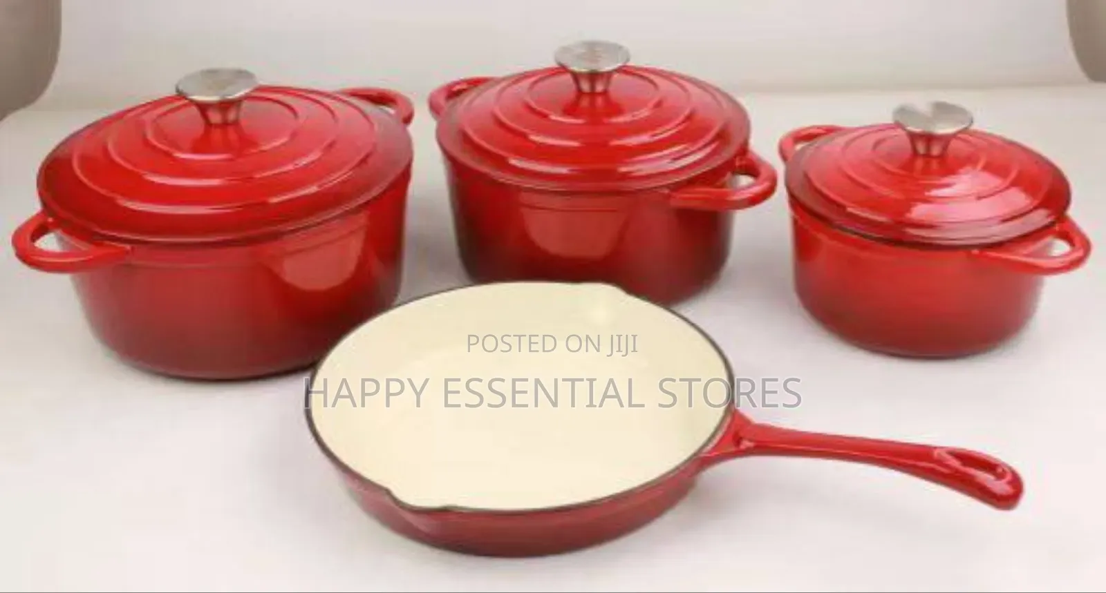 Heavy Cast Iron Pot Comes With Colour Box