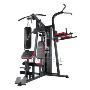 3 Station Multi-Gym With Punching Bag