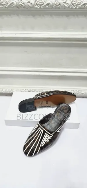 Original Fendi Half Shoes Available in Store