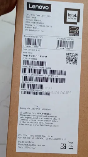 New Laptop Lenovo Yoga 910 16GB Intel Core I7 SSD 1T