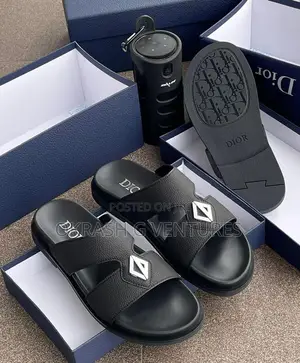 Dior Leather Slippers for Men's