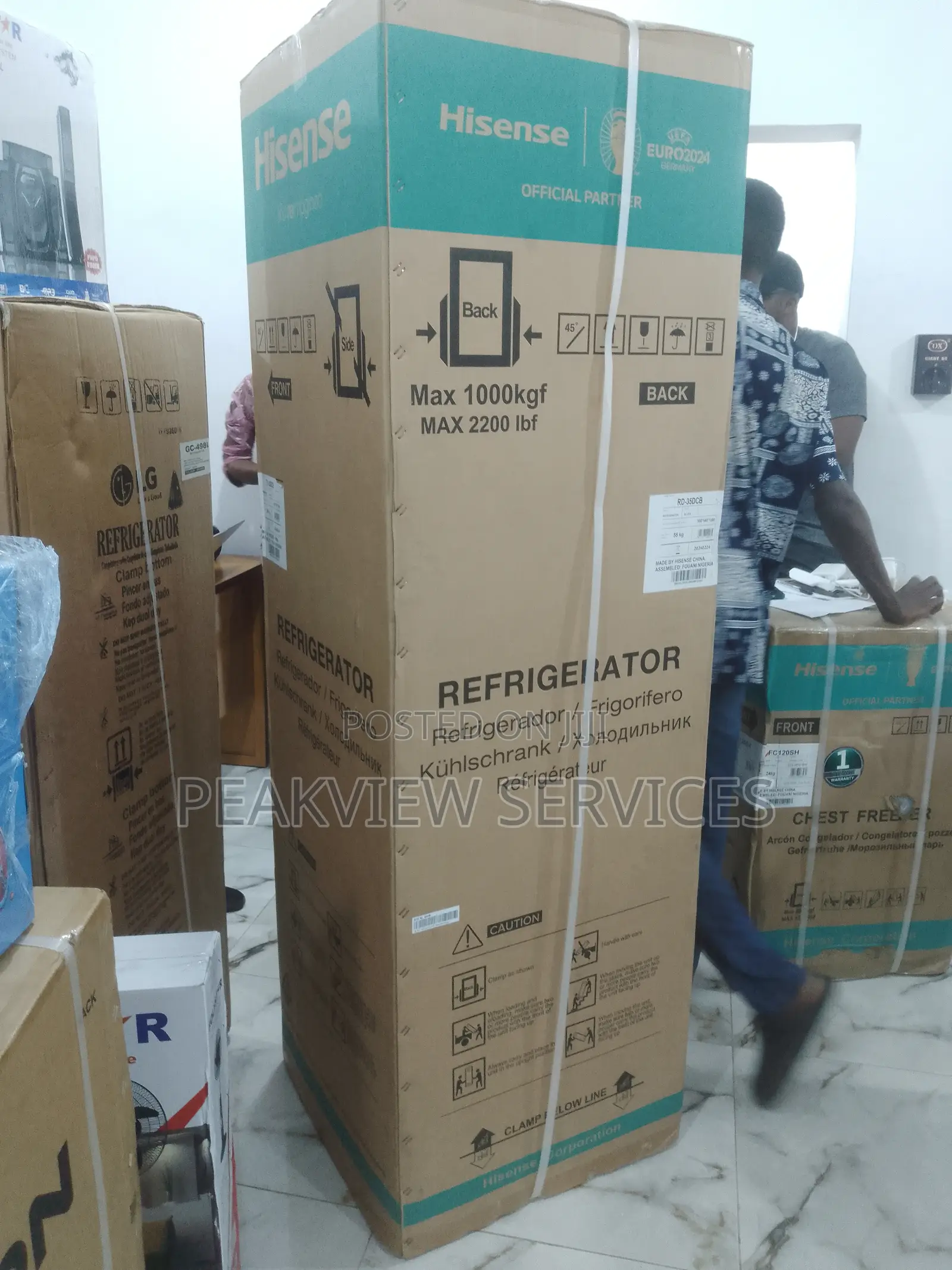 New Hisense Double Door Refrigerator{264L}Rd_35dcb