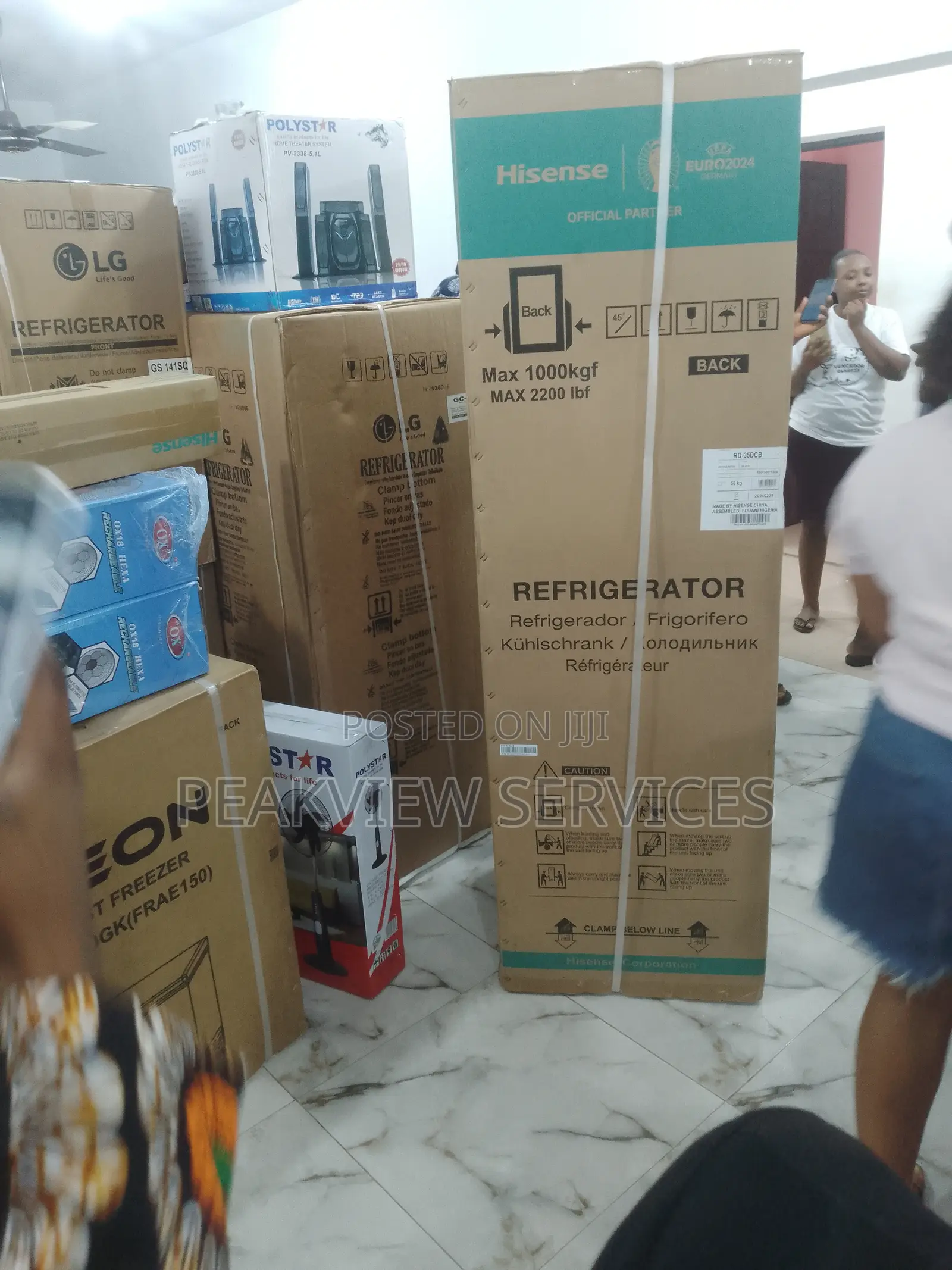 Quality Hisense Double Door Refrigerator Rd-35dcb {264L}