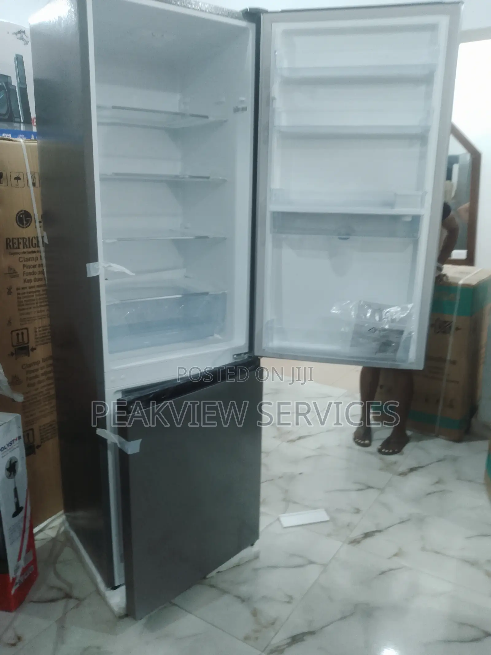 Quality Hisense Double Door Refrigerator Rd-35dcb {264L}