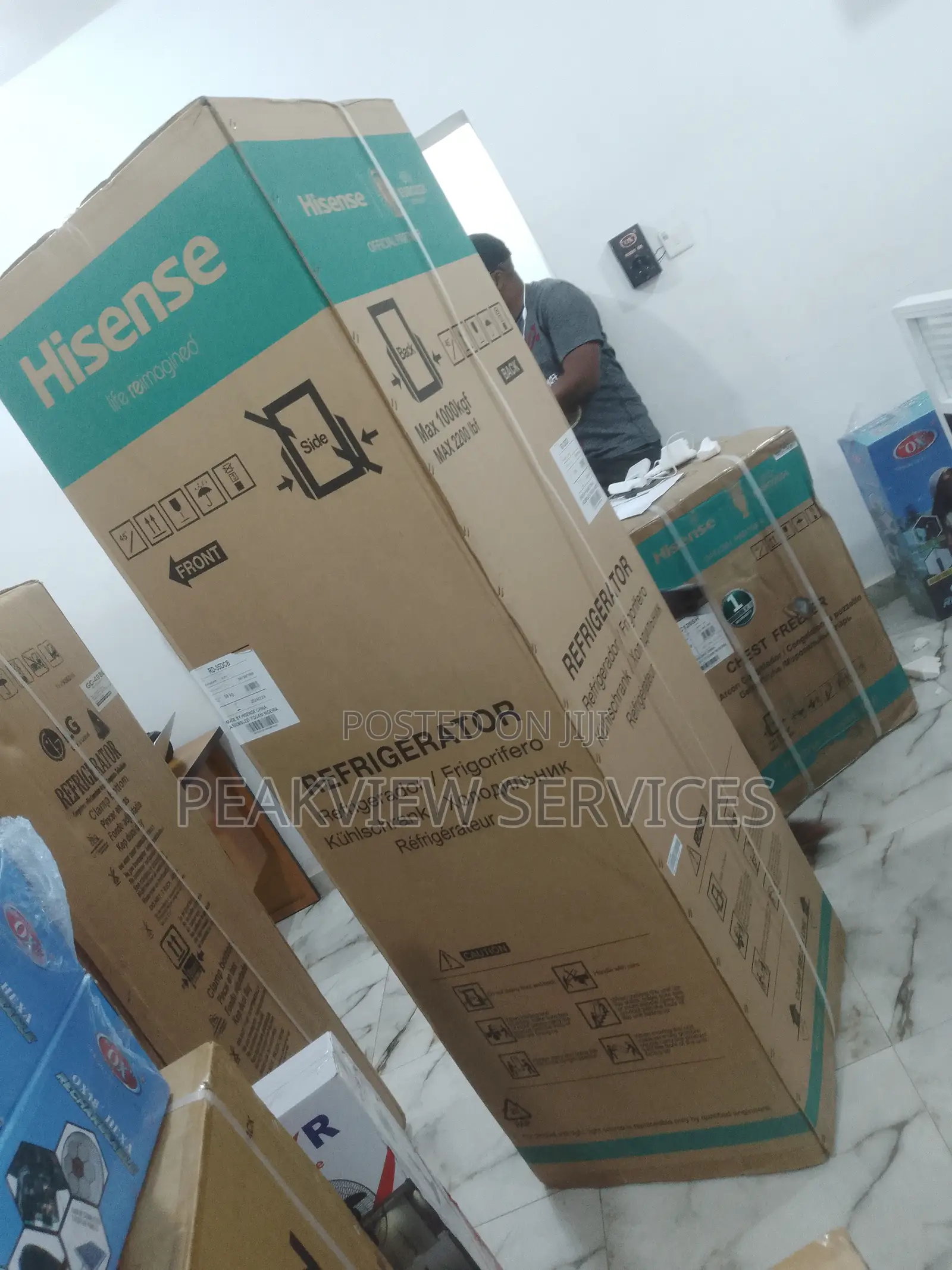 Original Hisense Double Door Refrigerator Rd-35dcb{264L}