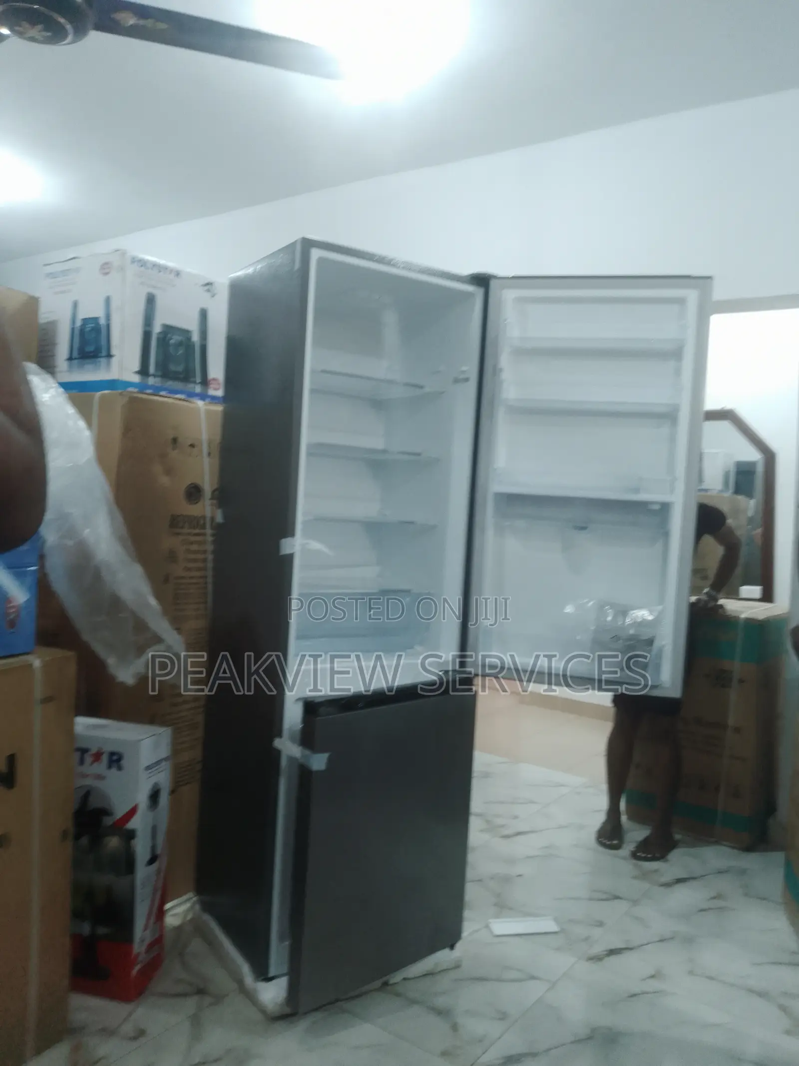 Original Hisense Double Door Refrigerator Rd-35dcb{264L}