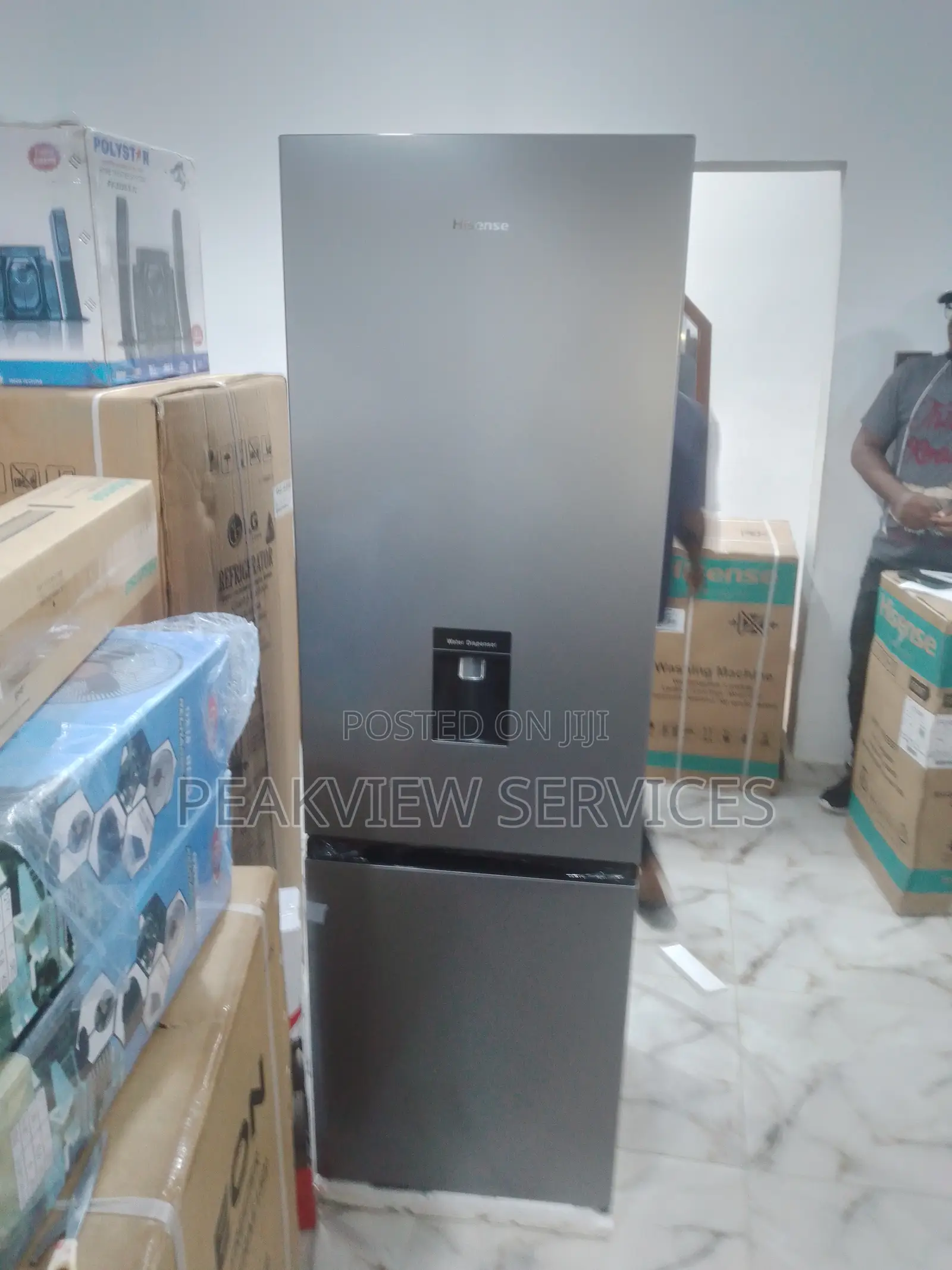 Powerful Hisense Double Door Refrigerator Rd-35dcb{264L}