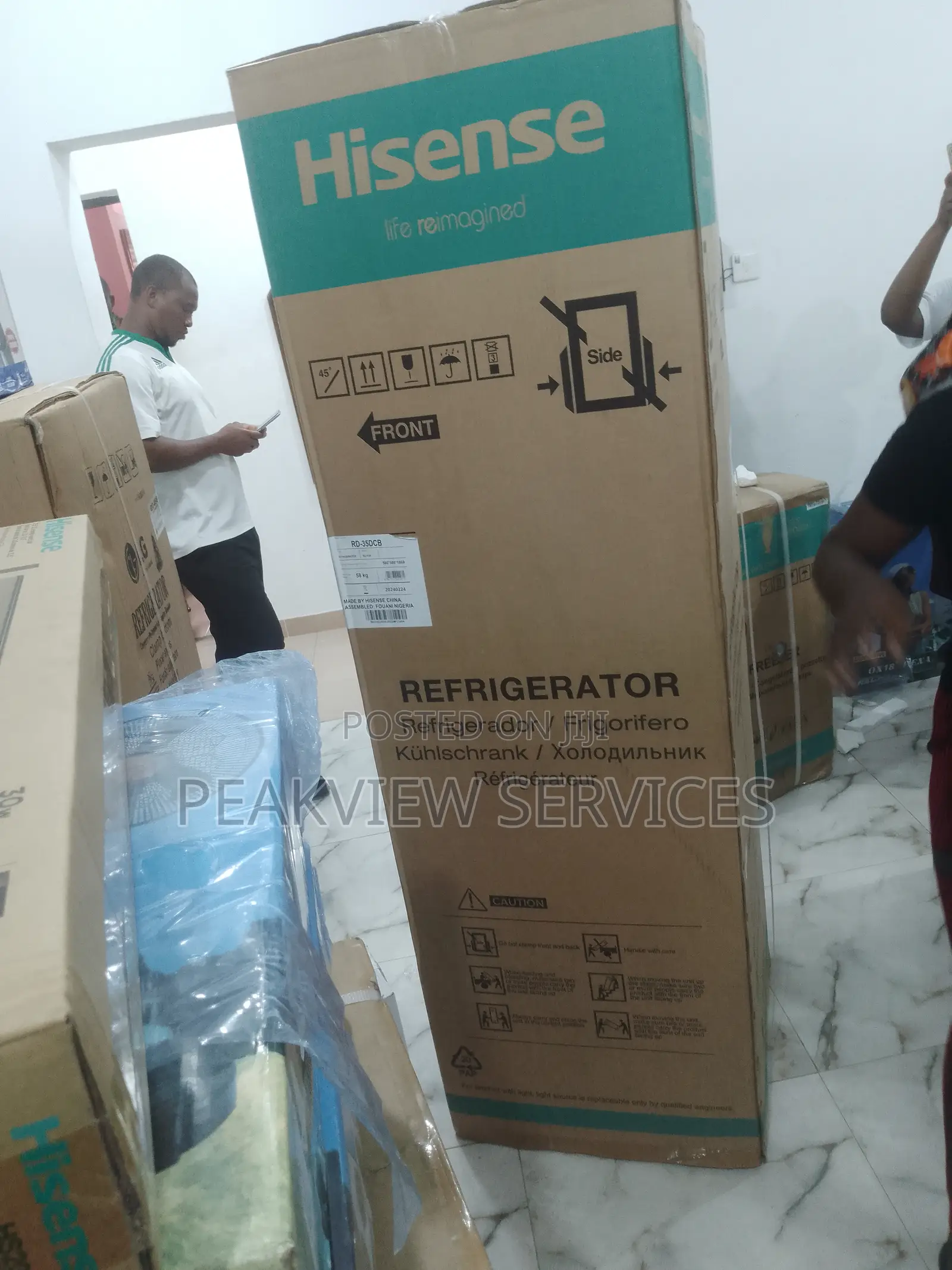 Unique Hisense Double Door Refrigerator Rd-35dcb{264L}