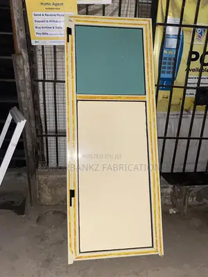 Aluminium Toilet Door With Mirror